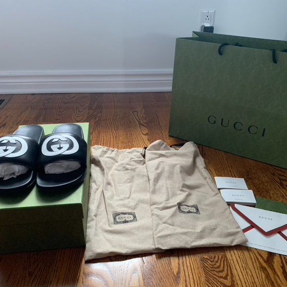 Gucci Slides - Men's Size 10 US - Brand New - Picture 5 of 6